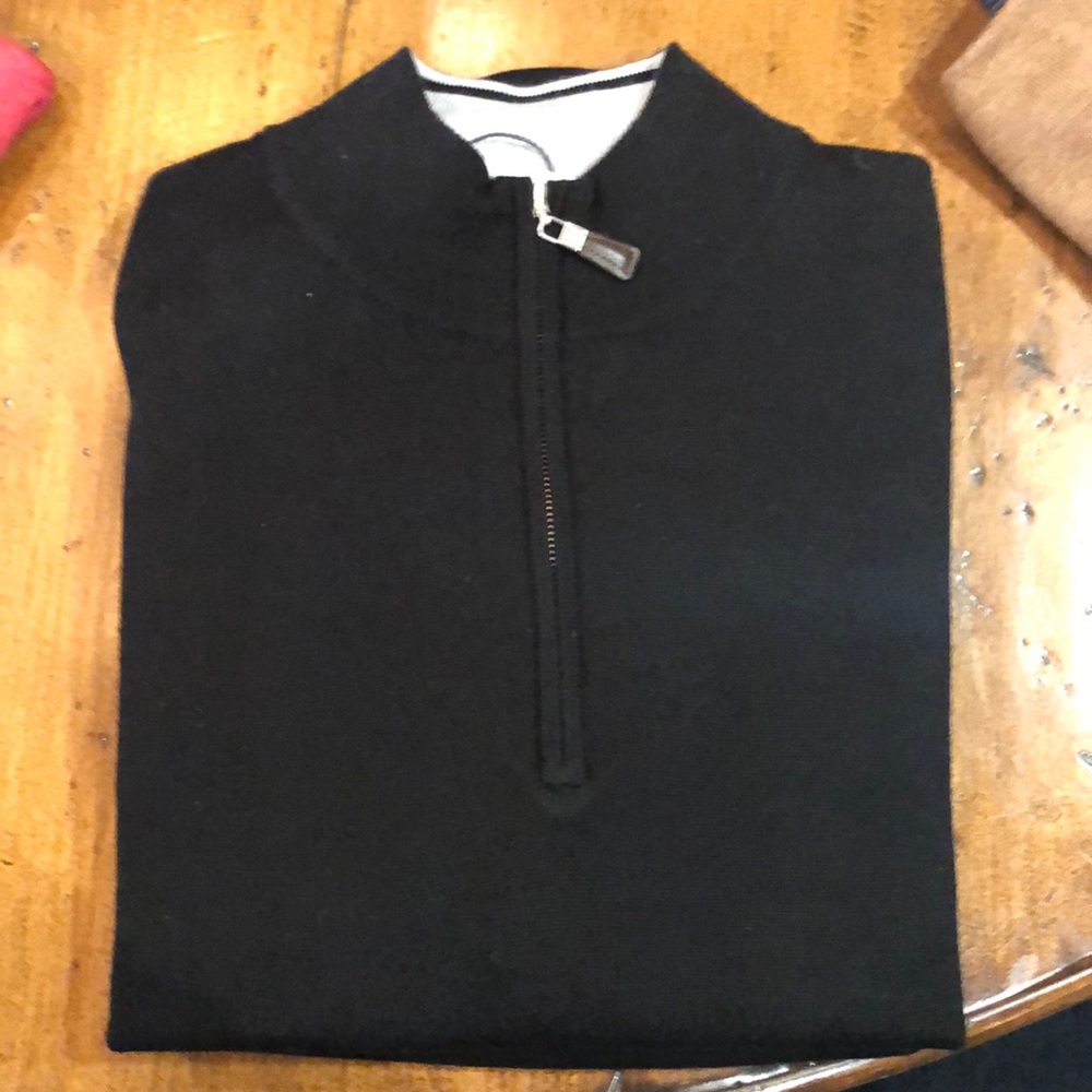 NWT Peter Millar Crown Soft Quarter ZIP Sweater